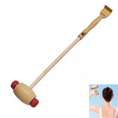 2" 1 Wood Massager Hammer / Back Scratcher
