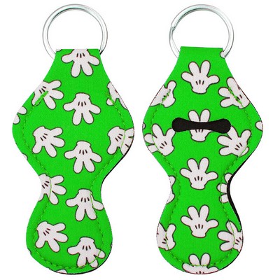 Full Color Lip Balm Holder Key tag