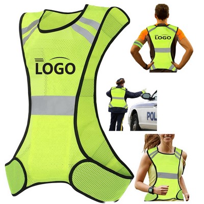 Neon Yellow Safety Vest Moq 10Pcs