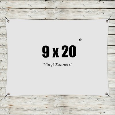 Custom 9' x 20' Vinyl Banners