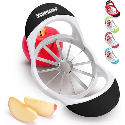 4.72" Large Apple Slicer with 12 Blades - Professional Apple Cutter - Stainless Steel Apple Core