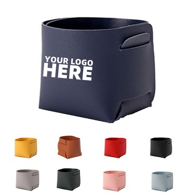 PU Leather Storage Box