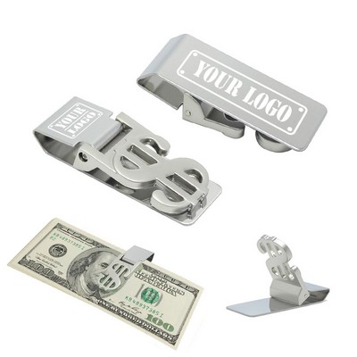 Money Clip With US dollar Symbol