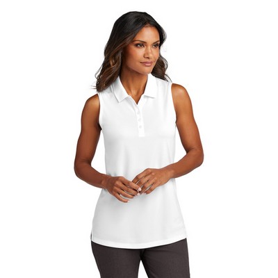 Port Authority® Women's Dry Zone® UV Micro-Mesh Sleeveless Polo