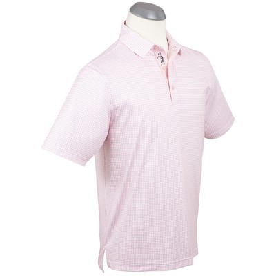 Bobby Jones Men's Performance Gingham Print Polo
