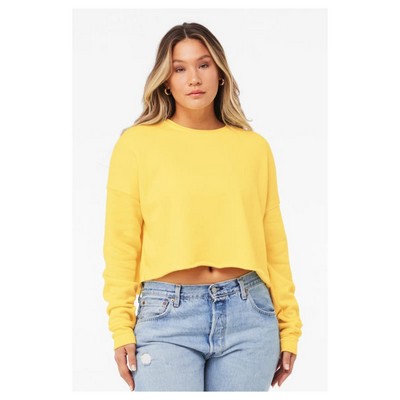 Bella + Canvas Ladies' Cropped Fleece Crew