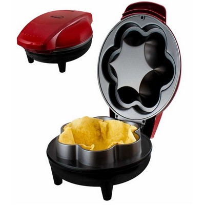 Brentwood 10" Electric Tortilla Taco Bowl Maker for Tostadas Salads Appetizers Dips