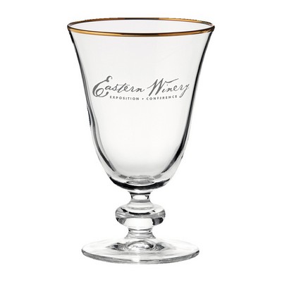 9.25oz. Gold Rimmed Goblet