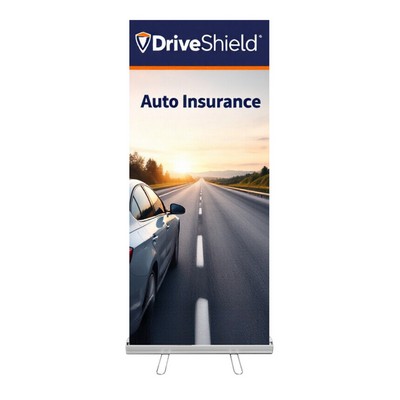 33"W x 79"H Premium Retractable Banner Kit