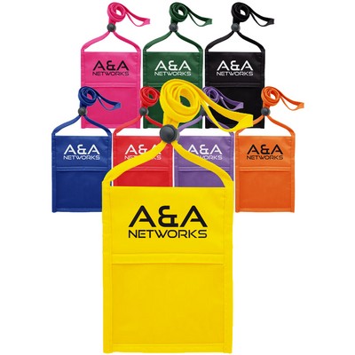 Premium Double Window Pouch Neck Wallet