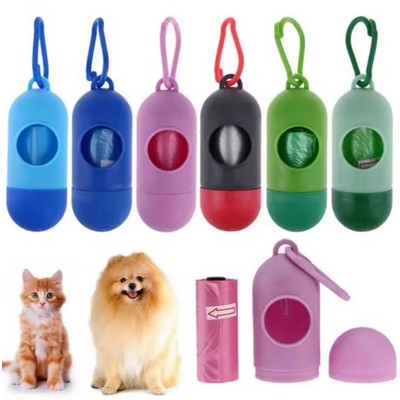 Dog Poop Bags With Dispenser and Clip