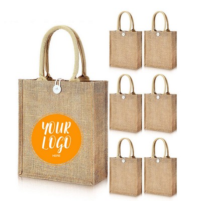 Customised Burlap Bag Wine Tote Bag