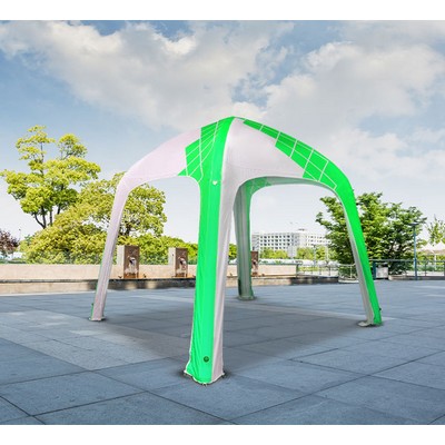 Custom Printed Inflatable Dome Tent - Design 3, Frame and Topper (10' x 10Ft)