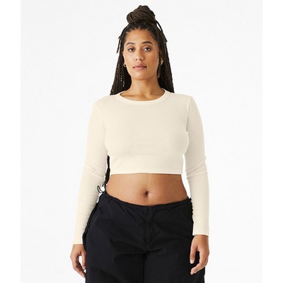 Bella+Canvas Micro Rib Long Sleeve Baby Tee