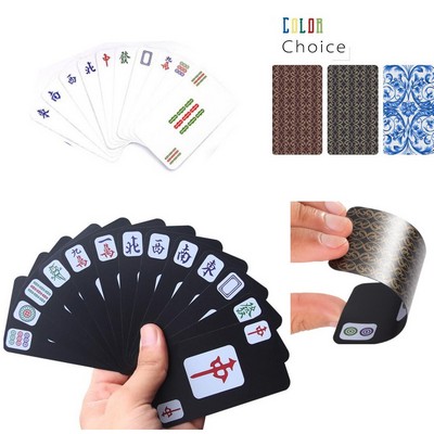 PVC Mahjong Card Set - 144 Premium Playing Cards