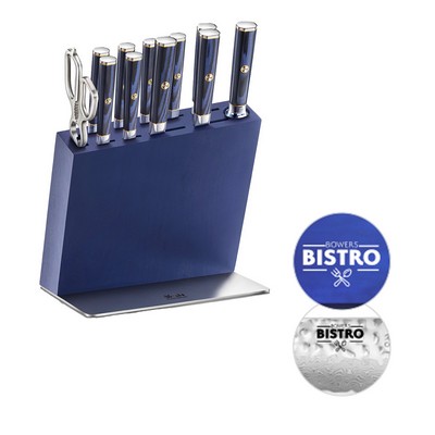 Cangshan 12-Piece KITA Series HUA Knife Block Set - Blue