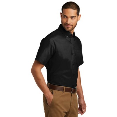 Port Authority® Short Sleeve Carefree Poplin Shirt