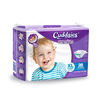 Premium Ultra Soft Diapers - X-Large, Over 29 lbs. (Case of 1)