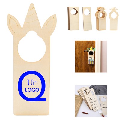 Wooden Custom Door Hanger Signs