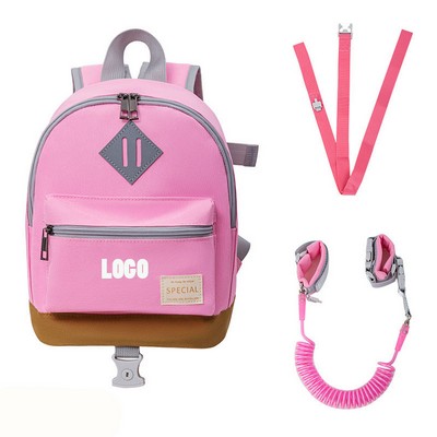Schoolbag With Anti Lost Wrist Link