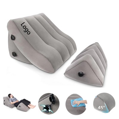 Inflatable Bed Wedge Pillow Set