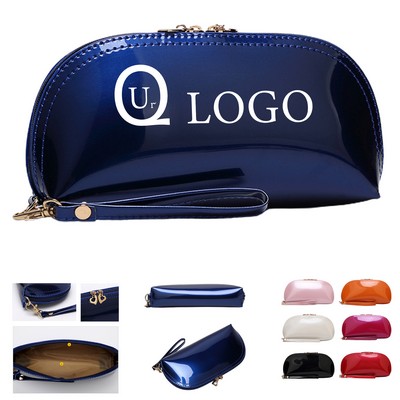 PU Glossy Cosmetic Bag Pouch