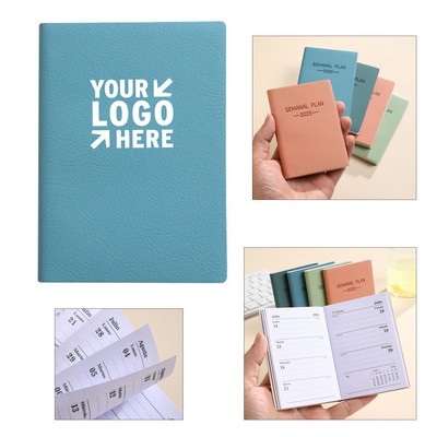 Pocket Sized Weekly Planner Notebook