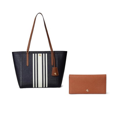 Ralph Lauren Clare 25 Tote And Slim Wallet