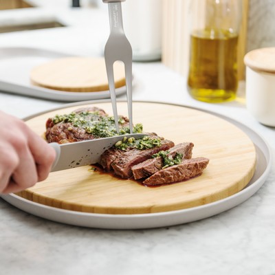 BergHoff Leo Bamboo Cutting Board W/ Plate