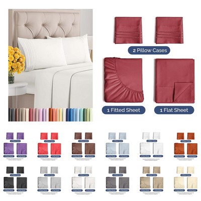 Queen Size 4 Piece Sheet Set