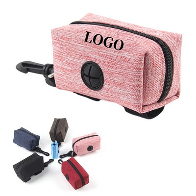 Dog Poop Bag Holder For Leash Attachment