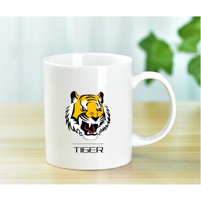 11 Oz. Glossy Ceramic Mug Coffee Mug - Full color Heat Transfer