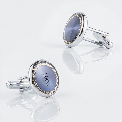 Round CD Piece Cufflinks