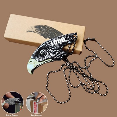 Eagle Necklace Pendant Bottle Opener