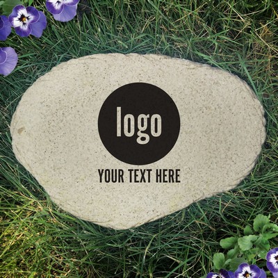 Personalized Corporate Flat Garden Stone
