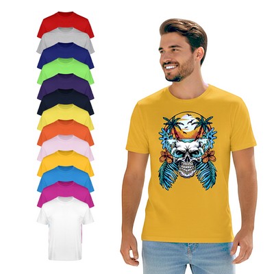 5.3oz 100% Cotton Full Color T-Shirt W/ DTG Print
