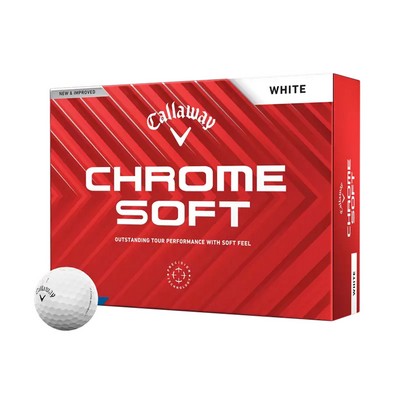 Callaway Chrome Soft White 2024 Golf Balls - 1 Dozen