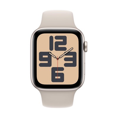 Apple Watch Se Gps + Cell 44Mm Starlight Aluminum Case W/ Starlight M/L Sport Band