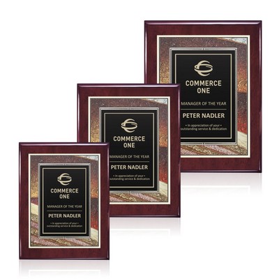 Oakleigh/Albina Plaque - Rosewood Finish