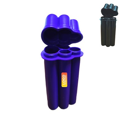 3 Capacity Small Cigarette Container Lighter Case
