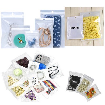 White Self-sealing Bag with Clear Front