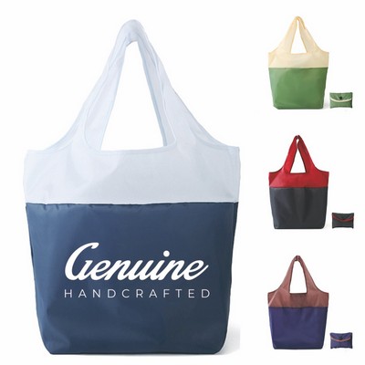 Polyester Waterproof Collapsible Tote Bag