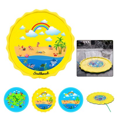 Kids and Toddlers Summer Outdoor Sprinkler Mat