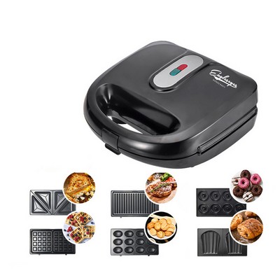 Electric Indoor Sandwich Grill Waffle Maker