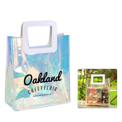 Clear Hologram Iridescent Handbag