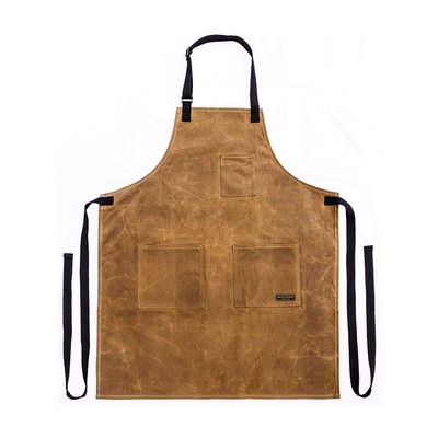 Wax Canvas Waterproof And Oil Resistant Retro High-end Apron