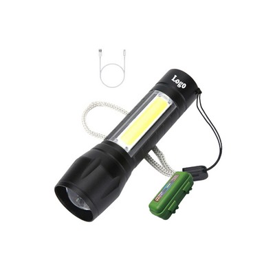 Mini LED Flashlight With USB-C Rechargeable