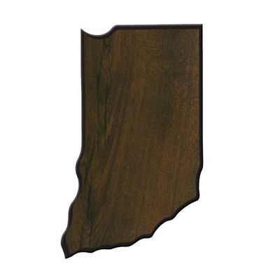 Walnut Finish State Plaque