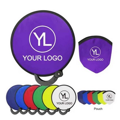 Foldable Twist Chill Mini Hand Fan w/ Pouch