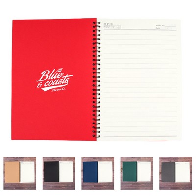 Kraft Softcover A5 Spiral Notebook